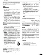 Preview for 3 page of Panasonic SB-HT250 Operating Instructions Manual