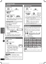 Предварительный просмотр 30 страницы Panasonic SB-HW550 Operating Instructions Manual