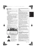 Предварительный просмотр 3 страницы Panasonic SB-HWA580 Owner'S Manual