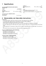 Предварительный просмотр 2 страницы Panasonic SB-MAF7000PU Service Manual