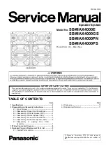 Panasonic SB-MAX4000E Service Manual предпросмотр