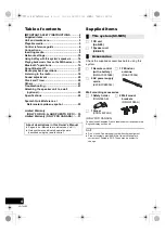 Предварительный просмотр 4 страницы Panasonic SB-NE5 Owner'S Manual