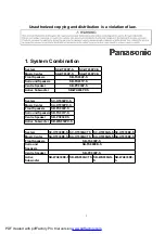 Предварительный просмотр 2 страницы Panasonic SB-PC930P Service Manual