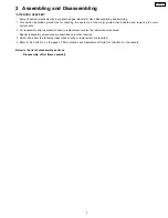 Preview for 3 page of Panasonic SB-PM45PC Service Manual
