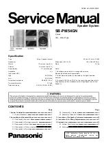 Panasonic SB-PM54GN Service Manual предпросмотр