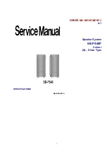 Preview for 1 page of Panasonic SB-PS40P Service Manual
