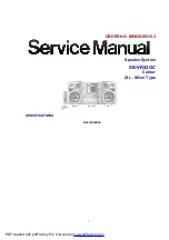 Предварительный просмотр 1 страницы Panasonic SB-VK62 Service Manual