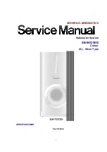 Panasonic SB-W335 Service Manual preview