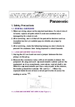 Preview for 3 page of Panasonic SB-WA05E Service Manual