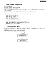 Preview for 7 page of Panasonic SB-WA17E Service Manual