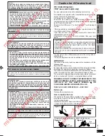 Preview for 3 page of Panasonic SB-WA800 Operating Instructions Manual