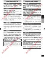 Preview for 5 page of Panasonic SB-WA800 Operating Instructions Manual