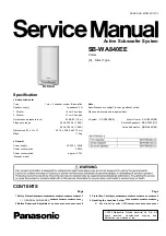 Panasonic SB-WA840 Service Manual preview