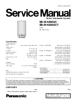 Panasonic SB-WA880 Service Manual preview