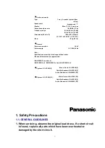 Preview for 2 page of Panasonic SB-WA920PP Service Manual