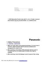 Preview for 3 page of Panasonic SB-WA933 Service Manual