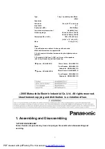 Предварительный просмотр 2 страницы Panasonic SB-WAK640P Service Manual