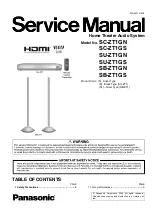 Panasonic SB-ZT1GN Service Manual предпросмотр