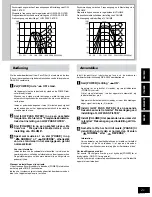 Предварительный просмотр 21 страницы Panasonic SBAS500 - SPKR,ACTIVE SUBWOOFE Operating Instructions Manual