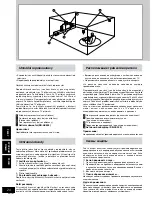 Предварительный просмотр 24 страницы Panasonic SBAS500 - SPKR,ACTIVE SUBWOOFE Operating Instructions Manual