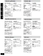 Предварительный просмотр 30 страницы Panasonic SBAS500 - SPKR,ACTIVE SUBWOOFE Operating Instructions Manual