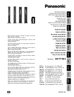 Предварительный просмотр 1 страницы Panasonic SBTP1000 - SYSTEM -MULTI LANG Operating Instructions Manual