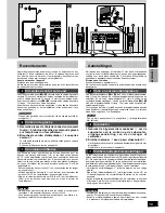 Предварительный просмотр 19 страницы Panasonic SBTP1000 - SYSTEM -MULTI LANG Operating Instructions Manual