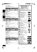 Предварительный просмотр 2 страницы Panasonic SBTP70 - SPEAKER SYSTEM Operating Instructions Manual