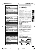 Предварительный просмотр 3 страницы Panasonic SBTP70 - SPEAKER SYSTEM Operating Instructions Manual