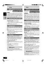 Предварительный просмотр 16 страницы Panasonic SBTP70 - SPEAKER SYSTEM Operating Instructions Manual