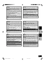 Предварительный просмотр 19 страницы Panasonic SBTP70 - SPEAKER SYSTEM Operating Instructions Manual