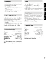 Preview for 7 page of Panasonic SBW500 - SUBWOOFER SYS Operating Instructions Manual