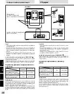 Preview for 16 page of Panasonic SBW500 - SUBWOOFER SYS Operating Instructions Manual