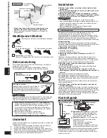 Preview for 18 page of Panasonic SBZT1 - SPEAKER SYSTEM Operating Instructions Manual