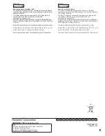 Preview for 40 page of Panasonic SBZT1 - SPEAKER SYSTEM Operating Instructions Manual