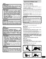 Preview for 3 page of Panasonic SC-AK110 Operating Instructions Manual