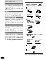 Preview for 4 page of Panasonic SC-AK110 Operating Instructions Manual