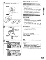 Предварительный просмотр 5 страницы Panasonic SC-AK17 Operating Instructions Manual