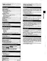 Предварительный просмотр 3 страницы Panasonic SC-AK18 Operating Manual