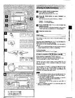 Предварительный просмотр 13 страницы Panasonic SC-AK18 Operating Manual