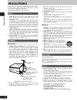 Preview for 4 page of Panasonic SC-AK22 Operating Instructions Manual