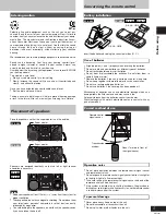 Preview for 5 page of Panasonic SC-AK22 Operating Instructions Manual