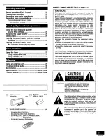 Preview for 3 page of Panasonic SC-AK24 Operating Instructions Manual