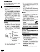 Preview for 4 page of Panasonic SC-AK24 Operating Instructions Manual