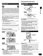 Preview for 5 page of Panasonic SC-AK24 Operating Instructions Manual