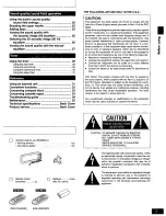 Предварительный просмотр 3 страницы Panasonic SC-AK27 Operating Instructions Manual