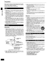 Предварительный просмотр 4 страницы Panasonic SC-AK27 Operating Instructions Manual