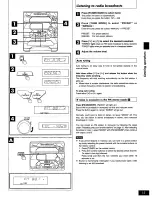 Предварительный просмотр 13 страницы Panasonic SC-AK27 Operating Instructions Manual