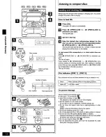 Предварительный просмотр 14 страницы Panasonic SC-AK27 Operating Instructions Manual