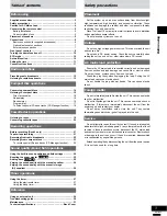 Preview for 3 page of Panasonic SC-AK28 Operating Instructions Manual